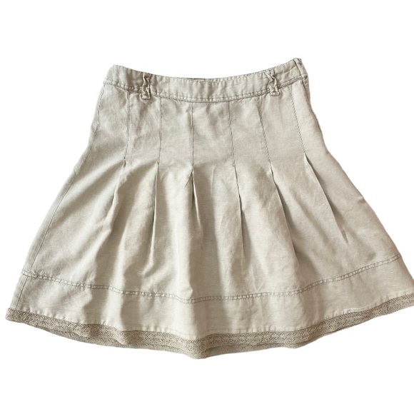 H&M Dresses & Skirts - H&M Linen Blend Pleated Skirt